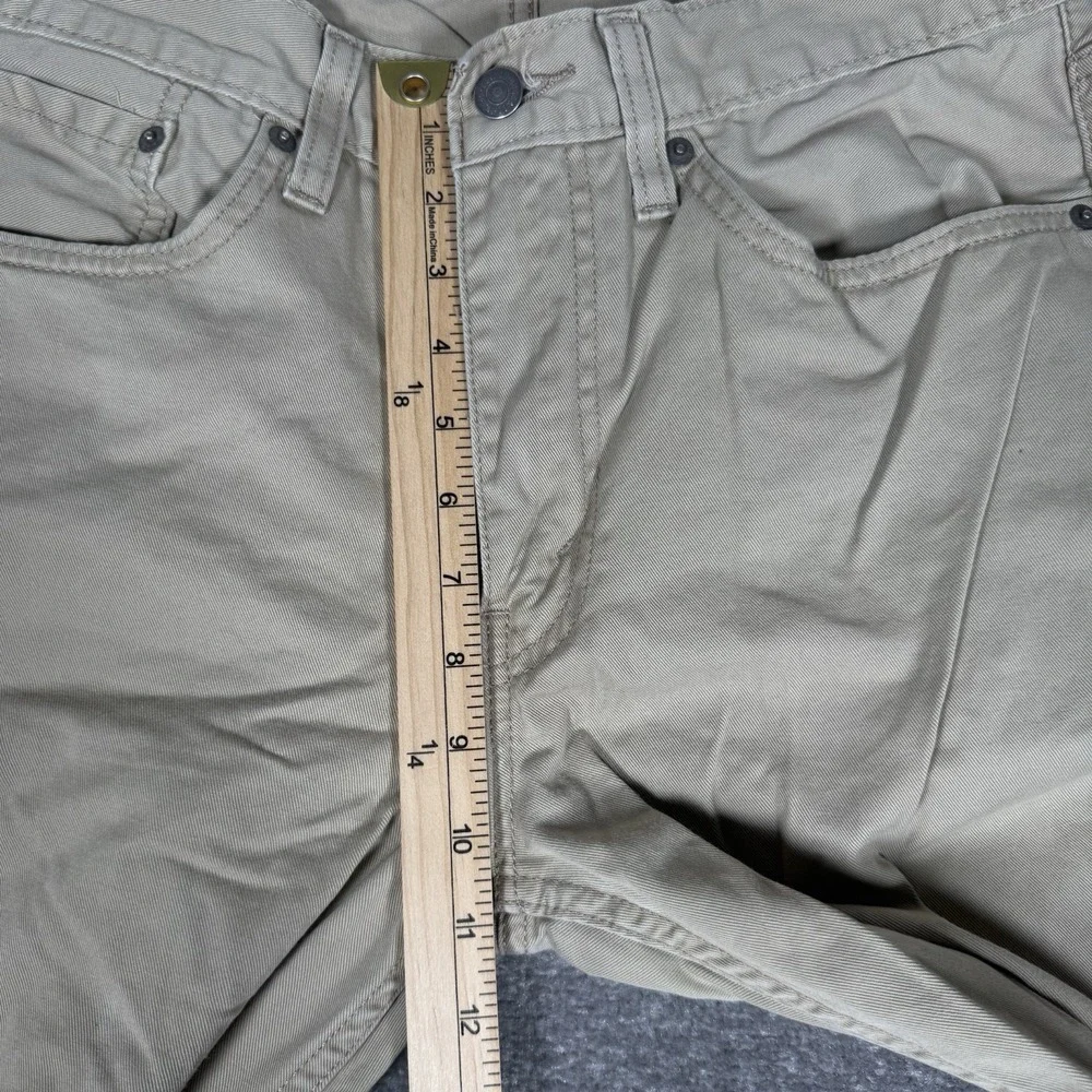 Levis 514 Pants Men's 34x34 Beige Slim Straight Casual‎ Modern